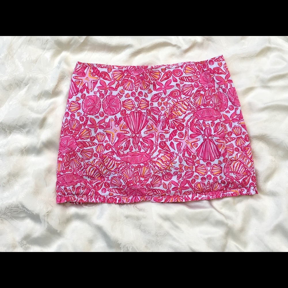 Lilly Pulitzer lined mini skirt Gently used!